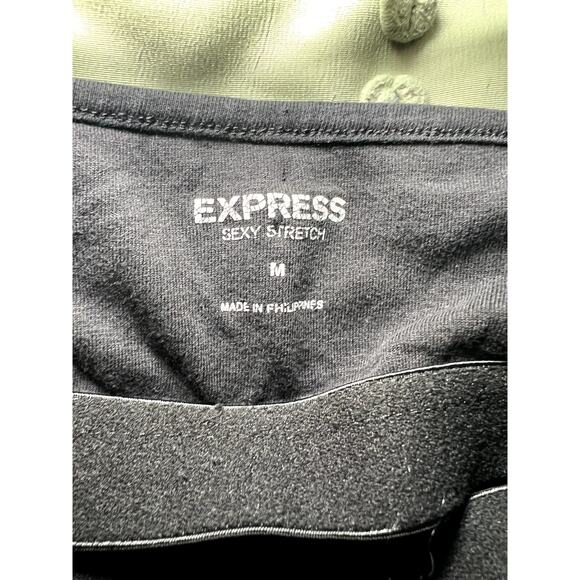 Express jeweled stretch mesh trim cami tank top built in bra womens medium y2k - Picture 5 of 9